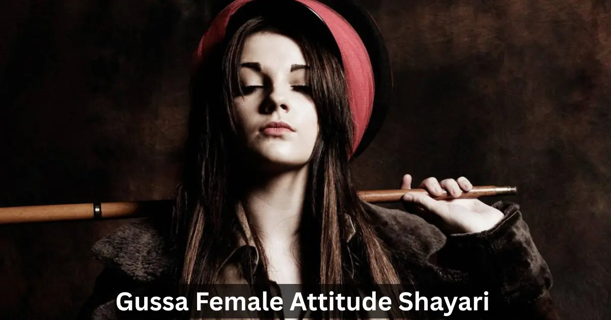gussa female attitude shayari