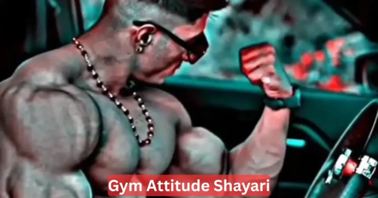Gym Attitude Shayari