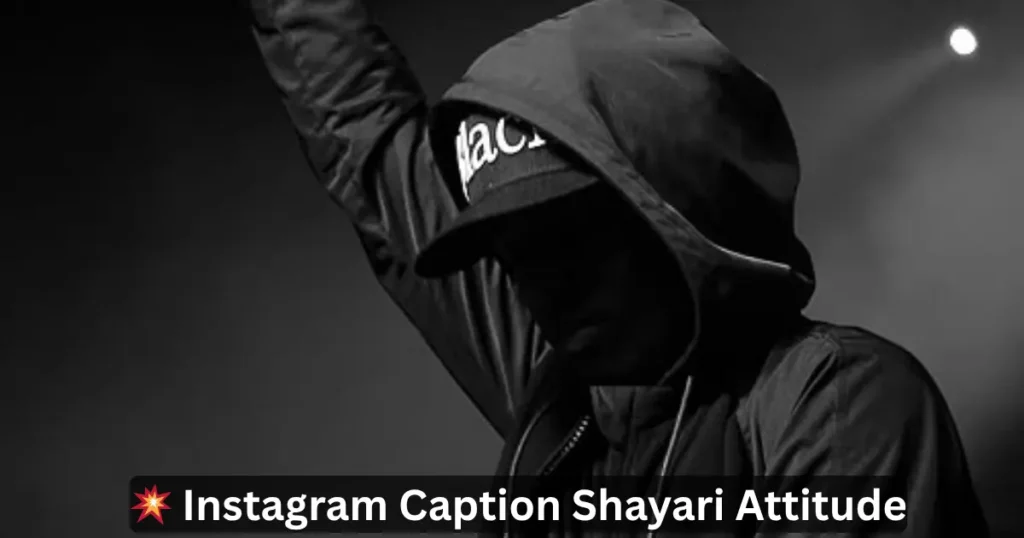 instagram post shayari attitude