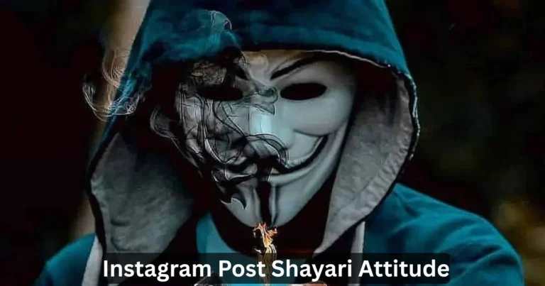 instagram post shayari attitude