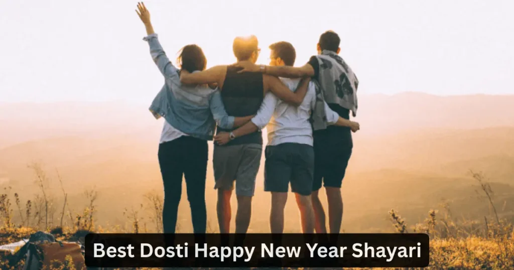 dosti happy new year shayari

