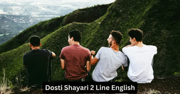 dosti shayari 2 line english