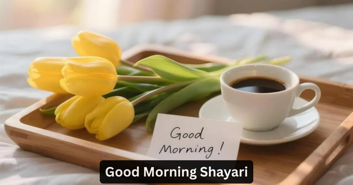 good morning shayari