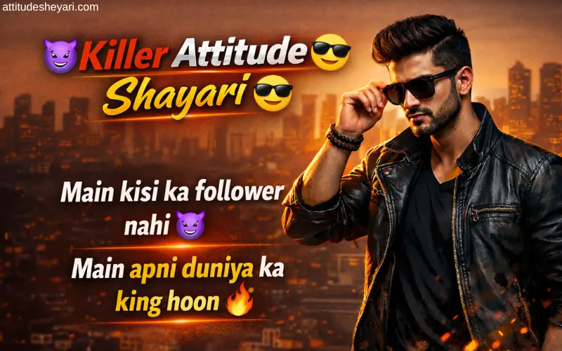 attitude shayari