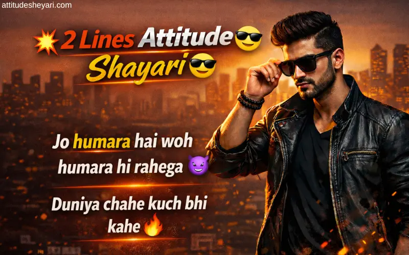 attitude shayari