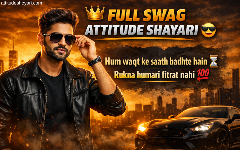 attitude shayari for boys