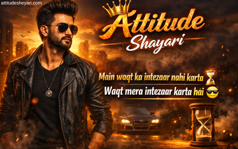 attitude shayari for boys