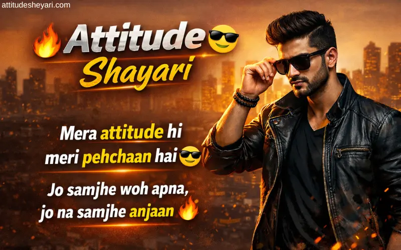 attitude shayari